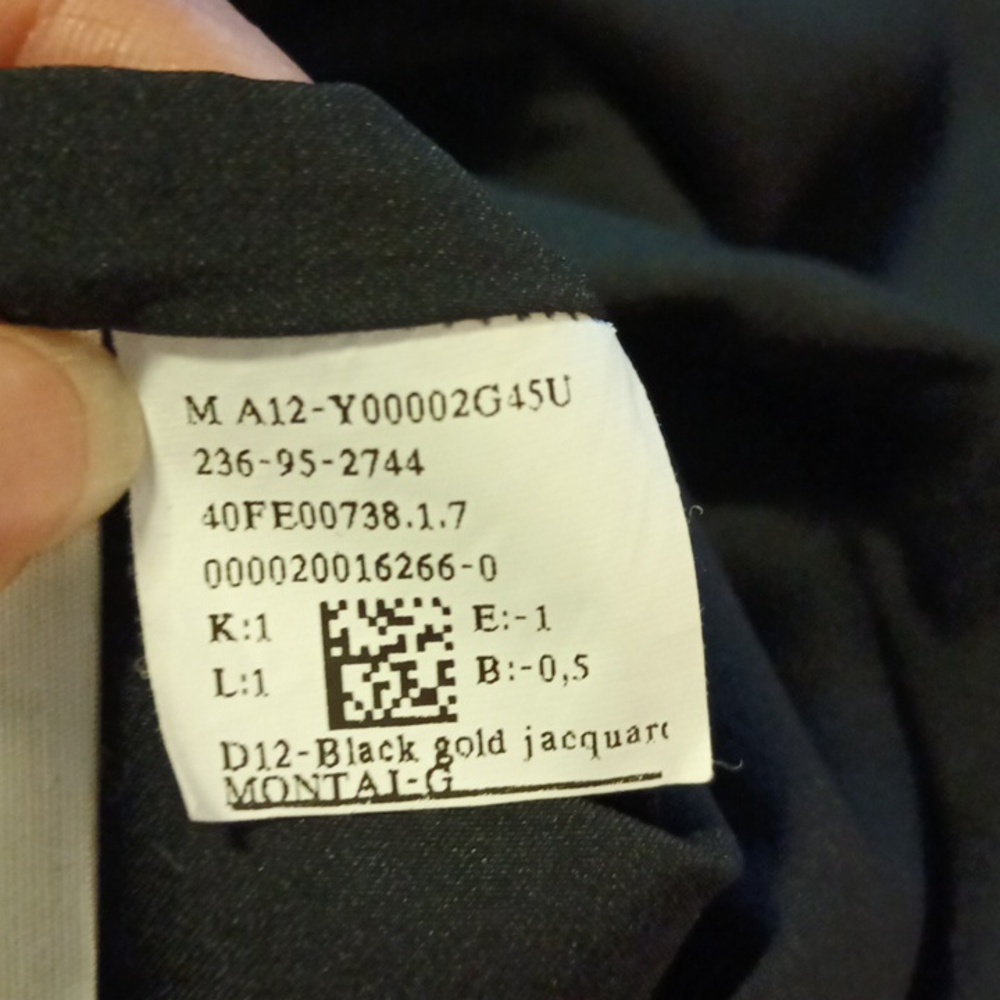 Ann Taylor black and gold jacquard skirt - Picture 9 of 10